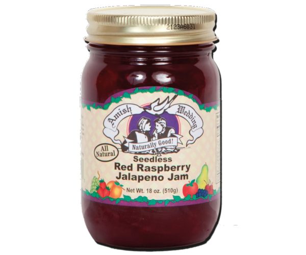 Seedless Red Raspberry Jalapeno Jam