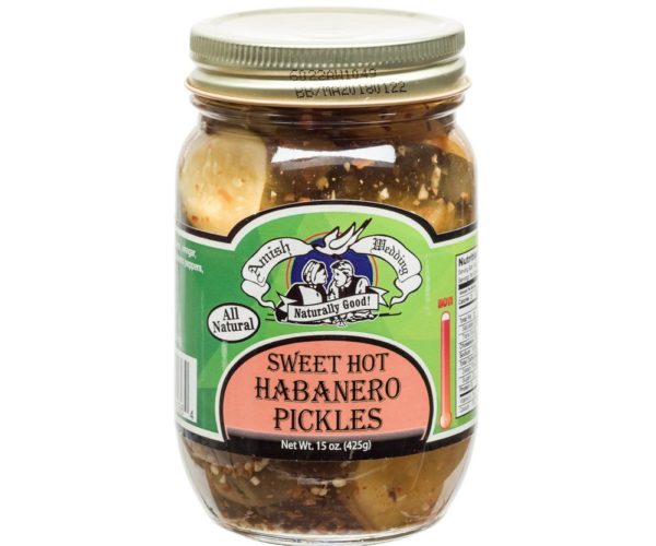 Sweet Hot Habanero Pickles
