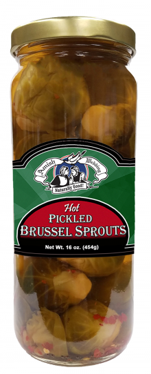 Hot Pickled Brussel Sprouts