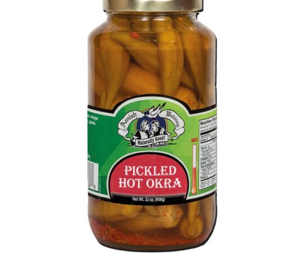 Very Hot Pickled Okra