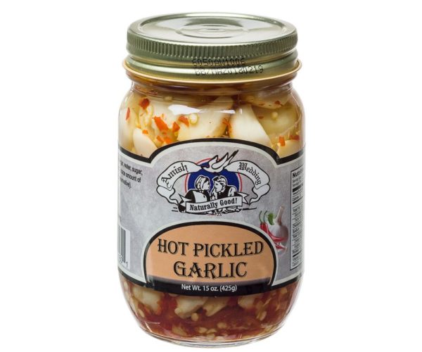Hot Pickled Garlic