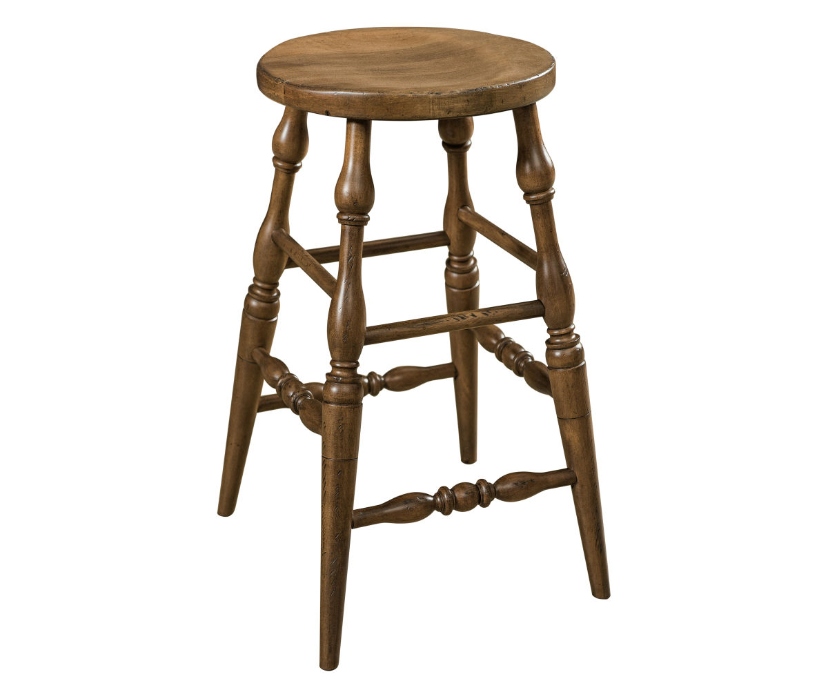 Scoop Stationary Bar Stool