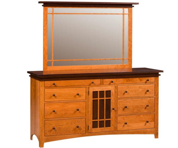 Maple Creek Triple Dresser with Tray