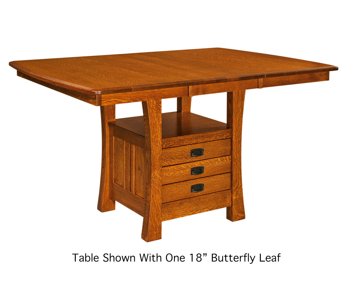 Arts & Crafts Cabinet Table - Image 2
