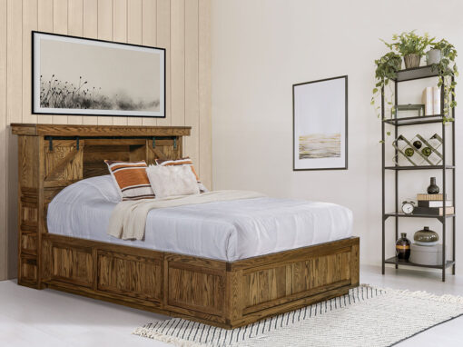 Bookcase Headboard Bed Collection
