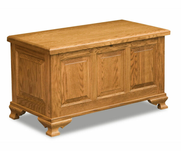 Triple Raised Panel Cedar Chest