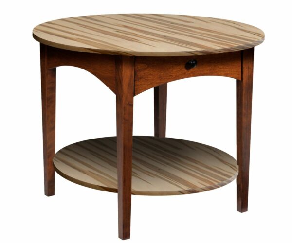 Modern Shaker Round End Table