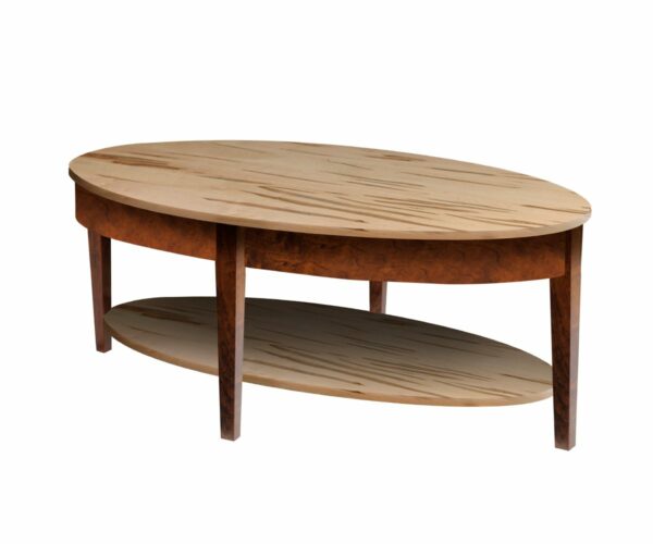 Modern Shaker Oval Coffee Table