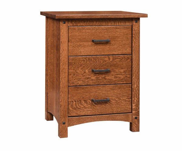 Emory Grand 3 Drawer Nightstand