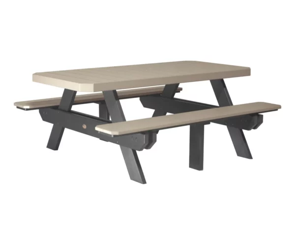 6' Rectangular Picnic Table