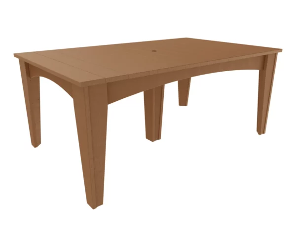 Island Dining Table - 44" × 72" Rectangular
